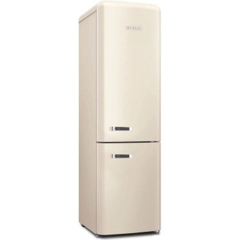 Severin 8929 - Koelvriescombinatie vrijstaand - retro koelkast - creme