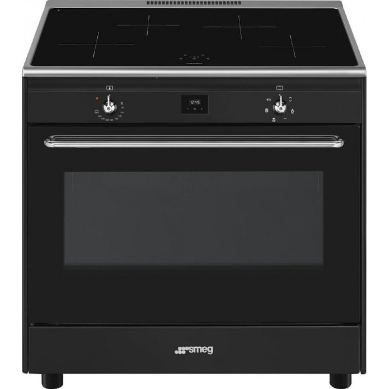 SMEG CG90IANT9 - Inductie fornuis - 90 cm - Antraciet
