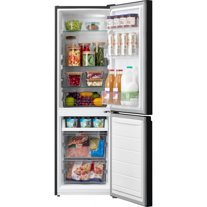 Inventum KV1500B - Vrijstaande koel-vriescombinatie - Low Frost - 174 liter - Zwart