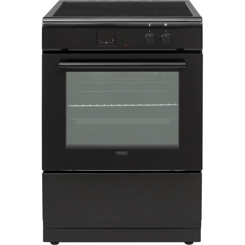 Frilec KÖLN-ECI61-60B - Vrijstaand Inductie Fornuis- Elektrische Oven - 4 kookzones - Zwart
