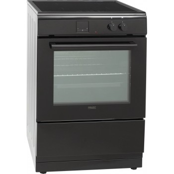 Frilec KÖLN-ECI61-60B - Vrijstaand Inductie Fornuis- Elektrische Oven - 4 kookzones - Zwart