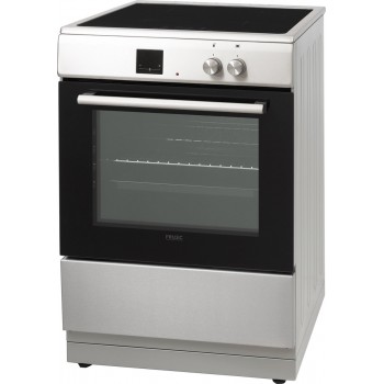 Frilec KÖLN-ECI60-60I - Vrijstaand Inductie Fornuis - Elektrische Oven - 4 kookzones - Inox