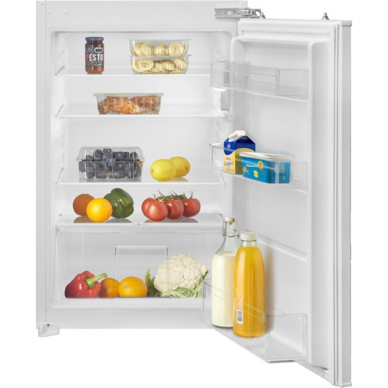 Inventum IKK0882D - Inbouw koelkast - Nis 88 cm - 126 liter - Superkoelen - 4 plateaus - Deur op deur - Wit