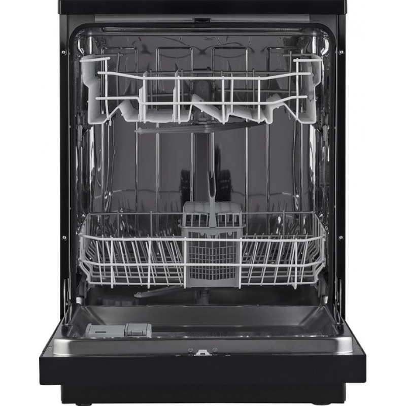 Inventum VVW6008AB - Vaatwasser - Vrijstaand - 12 couverts - 3 programma’s - Bestekmandje - Zwart