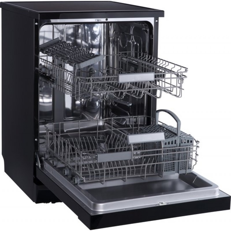 ETNA VWV142ZWA - Vrijstaande vaatwasser - Zwart - 60 cm - 42dB - 14 Couverts - Extra droog