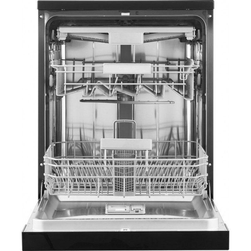 Inventum VVW6046AB - Vaatwasser - Vrijstaand - 14 couverts - 7 programma’s - Besteklade - Bestekmandje - Zwart