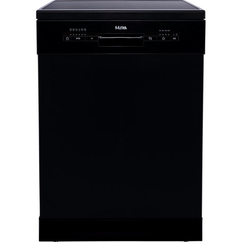 ETNA VWV144ZWA - Vrijstaande Vaatwasser - Zwart - 44dB - 14 Couverts - Extra droog