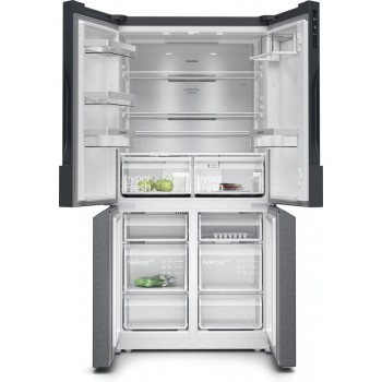 Siemens KF96NAXEA - iQ500 - Amerikaanse koelkast - Zwart