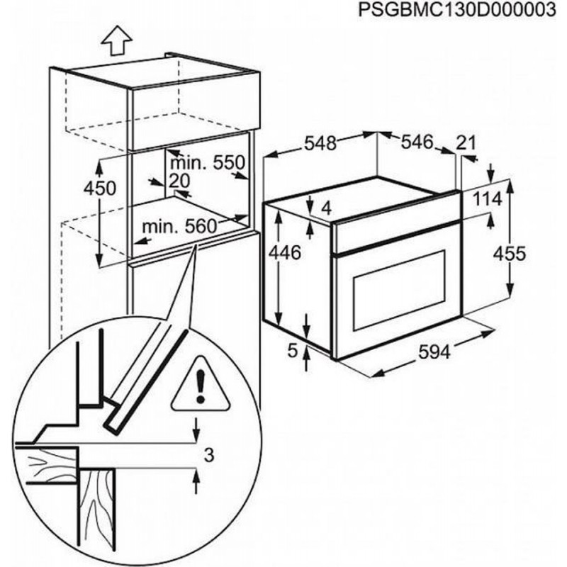 AEG KME761000B - Inbouw combi oven magnetron