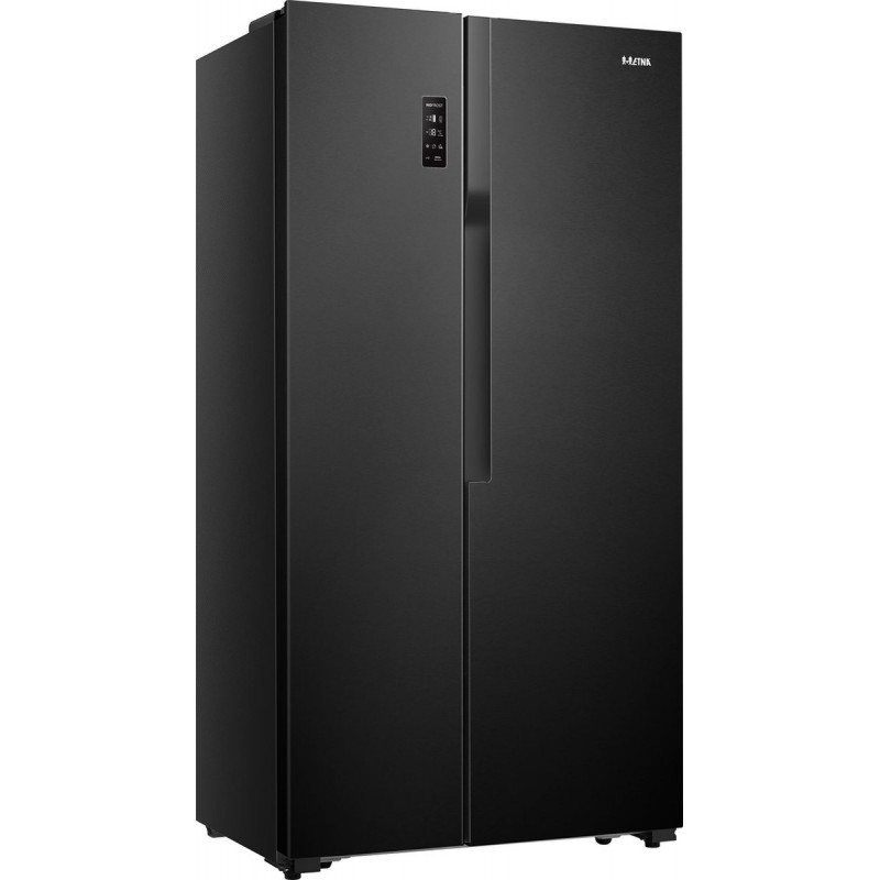 ETNA AKV578ZWA - Amerikaanse koelkast - No Frost - LED Display - Zwart