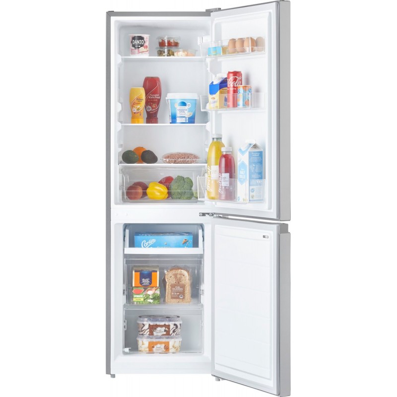 Inventum KV1500S - Vrijstaande koel-vriescombinatie - Low Frost - 174 liter - Zilver