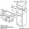 Bosch CBG7341B1 - Serie 8 - Compacte inbouwoven
