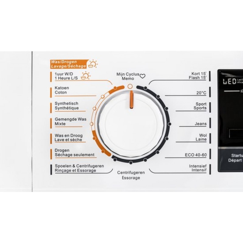 Frilec KOBLENZ0806WD-030 - Wasdroogcombinatie - Wit - 8kg Laadvermogen
