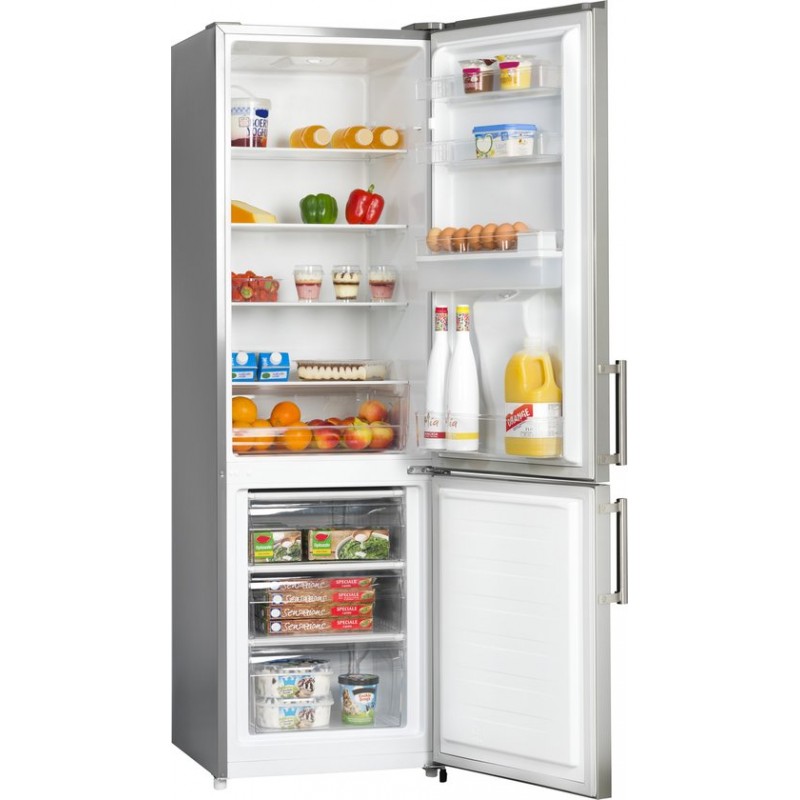 Everglades EVUD4048 Koel- Vriescombinatie Inox Look E