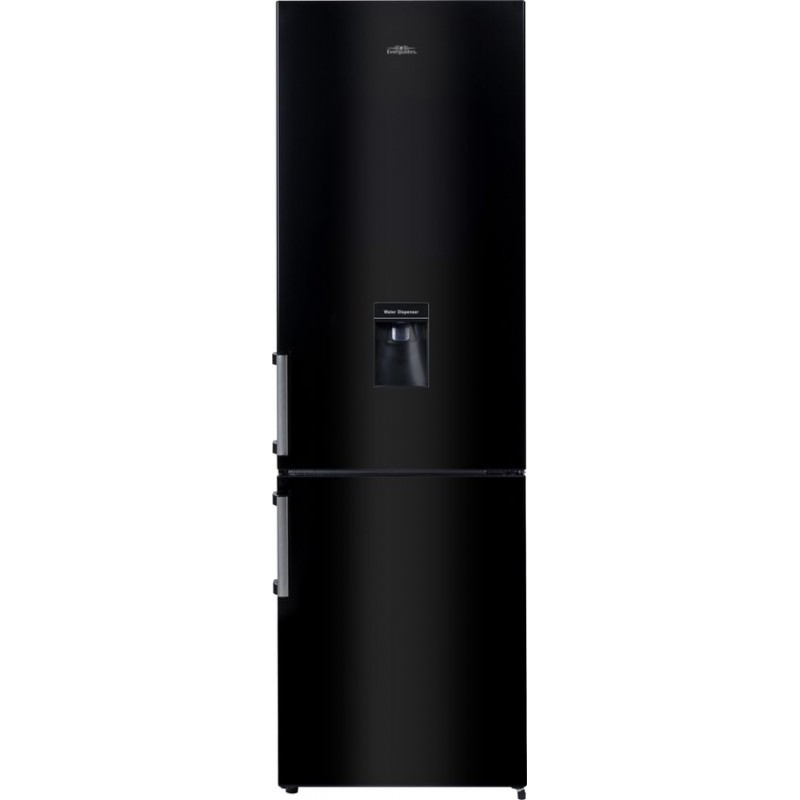 Everglades EVUD4049 Koel- Vriescombinatie Zwart Waterdispenser E klasse