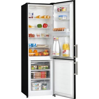 Everglades EVUD4049 Koel- Vriescombinatie Zwart Waterdispenser E klasse