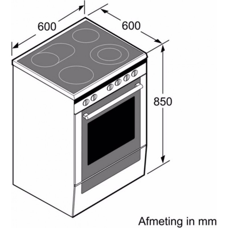 Siemens HK9R3A220 - iQ300 - Elektrisch fornuis