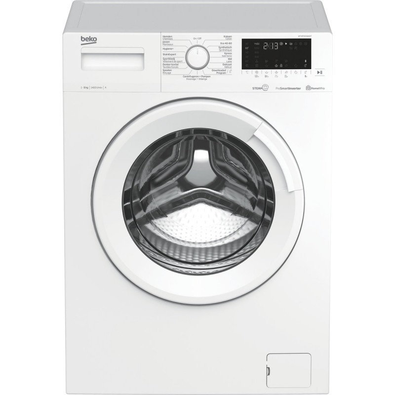 Beko WTV8716XWWST - SteamCure - 8 kg wasmachine