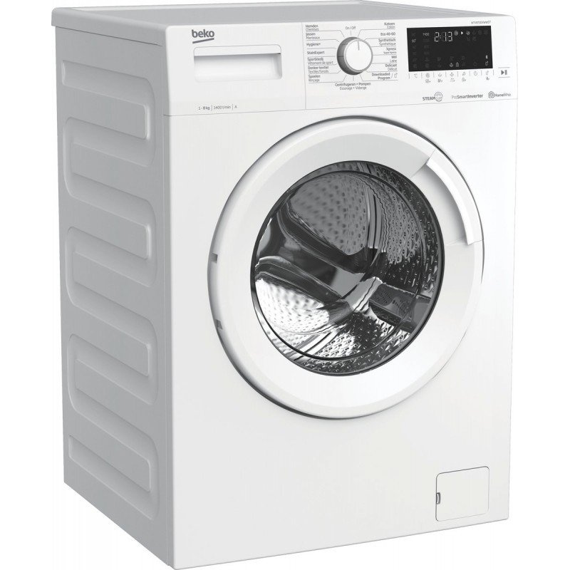 Beko WTV8716XWWST - SteamCure - 8 kg wasmachine