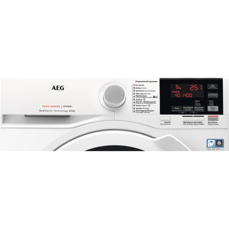 AEG L7WBG854W - DualSense - Was-droogcombinatie - NL/FR