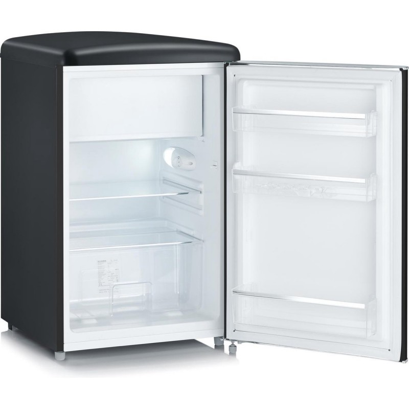Severin RKS 8832 - Retro Tafelmodel koelkast - Mat Zwart