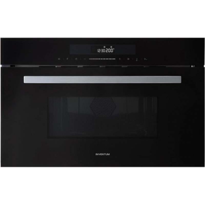 Inventum IMC3834GT - Inbouw combi-oven - Hetelucht - Magnetron - Grill - 34 liter - 38 cm hoog - Tot 220°C - Zwart/RVS