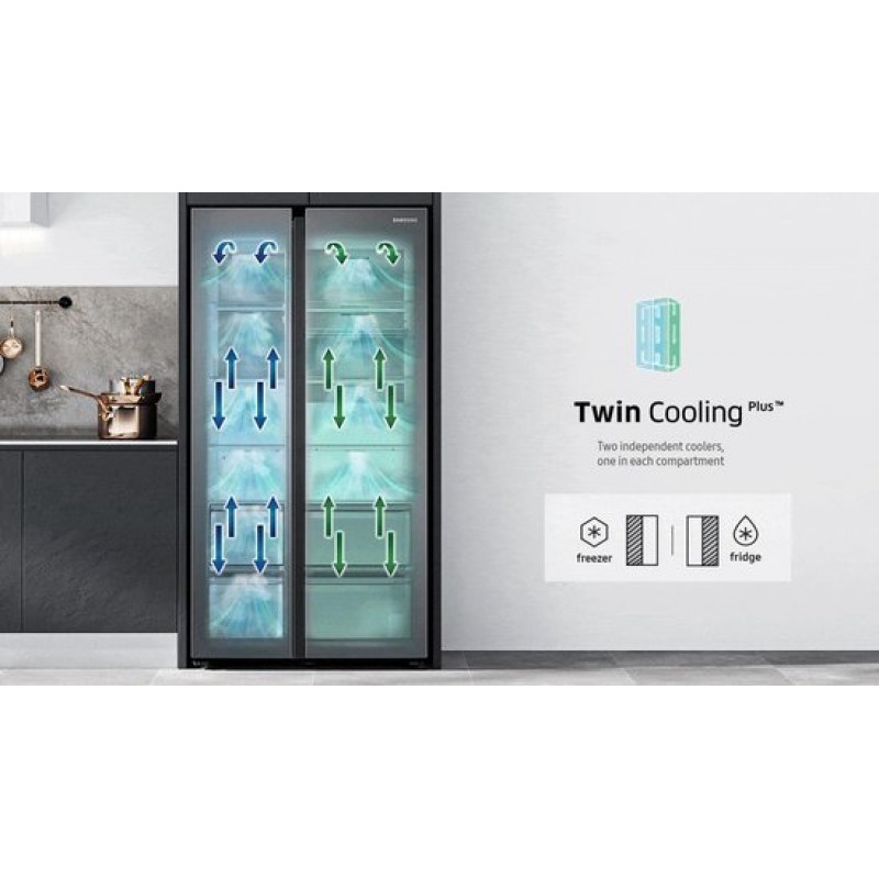 Samsung RS68CG882ESLEF - Amerikaanse Koelkast - Met Wi-Fi