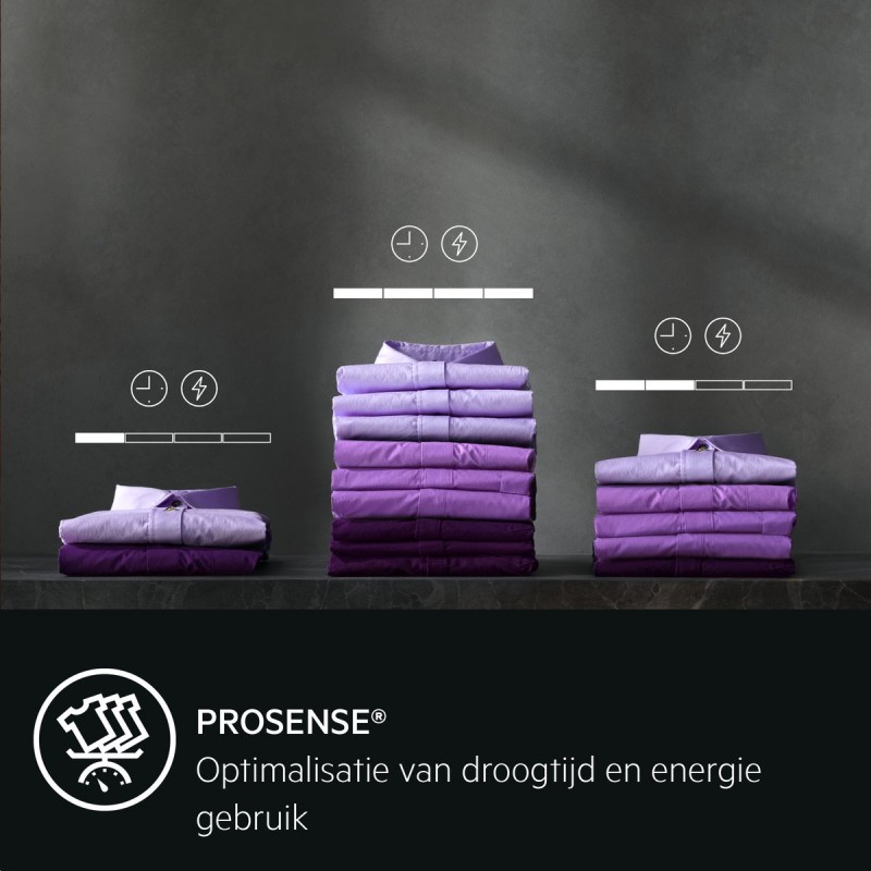 AEG TR99M54B EcoLine AbsoluteCare Plus® - Warmtepomp Droogkast - Energielabel A+++ - 9kg - NL/FR