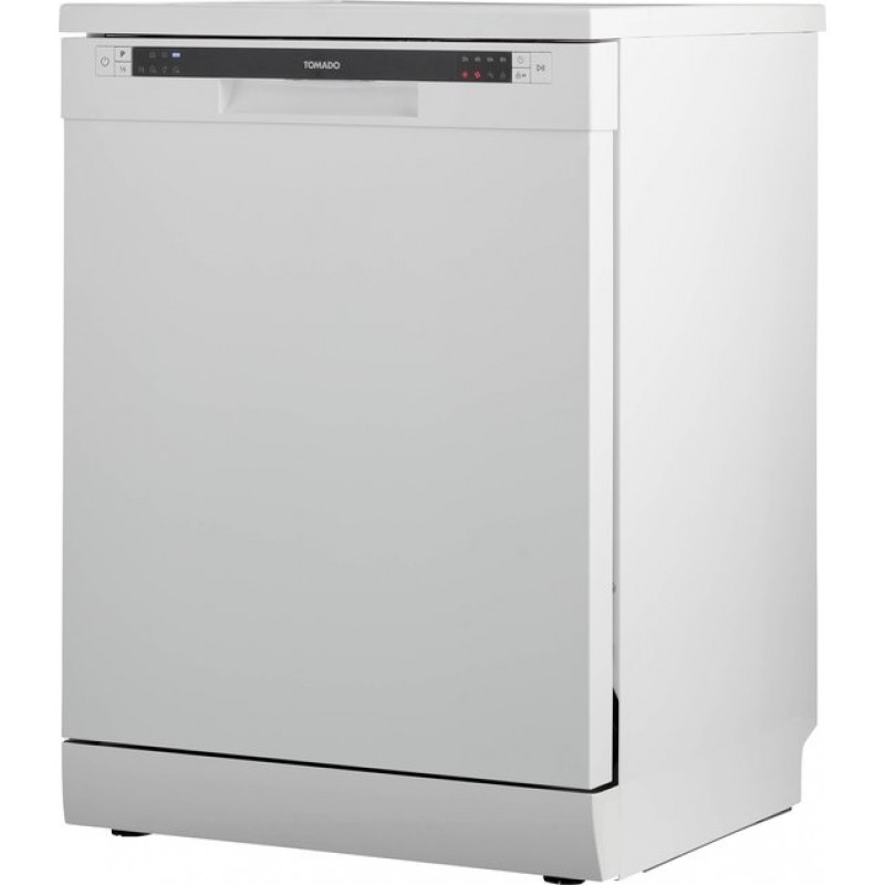 Tomado TDW6001W - Vrijstaande vaatwasser - 12 couverts - Energielabel E - 47 dB - Bestekmandje - Wit