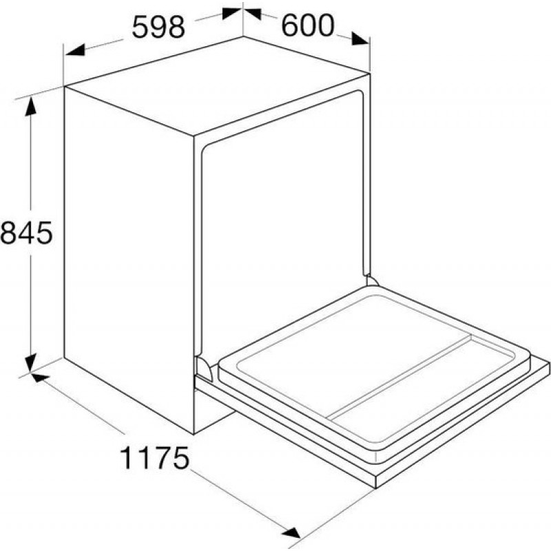 ETNA VWV149V - Vrijstaande vaatwasser - Wit - 13 Couverts