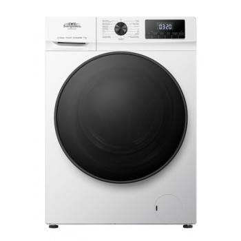 Everglades EVWM91401AW Zuinige Wasmachine - 9KG - A Klasse - Stoomfuncties - Koolborstelloze Motor - Zeer Stil 72dB - Helder Wit 