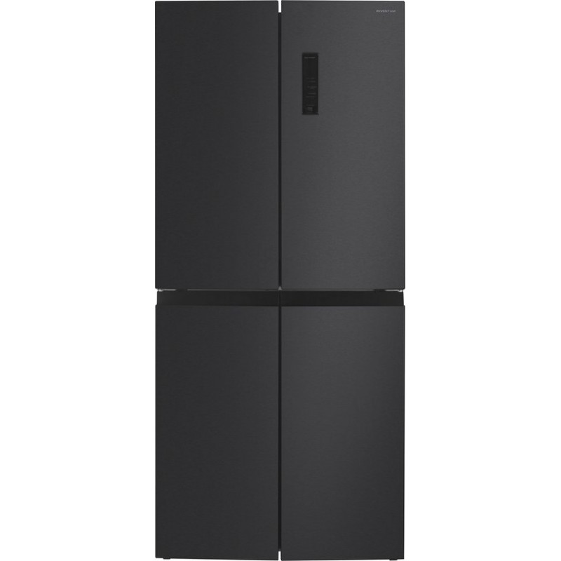 Inventum SKV4180B - Amerikaanse koelkast - 4 deuren - Display - No Frost - Supervriezen - 466 liter - Zwart RVS