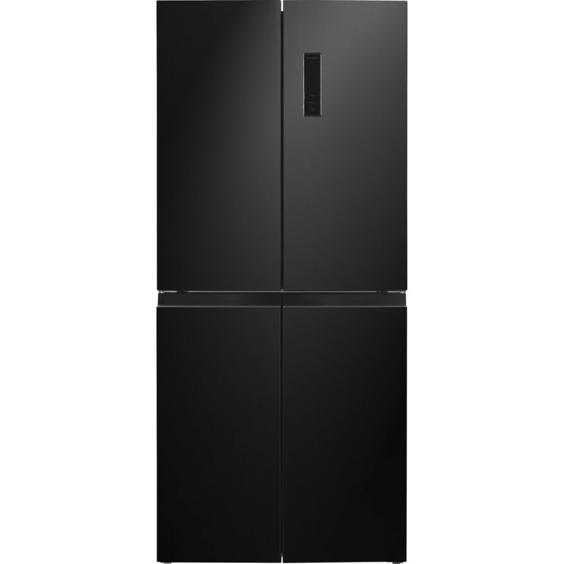 Exquisit CDJ444-040DB - Amerikaanse Koelkast - No-Frost - Digitaal Display - 362 liter - Zwart