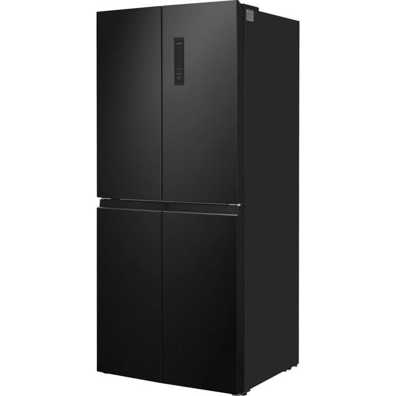 Exquisit CDJ444-040DB - Amerikaanse Koelkast - No-Frost - Digitaal Display - 362 liter - Zwart