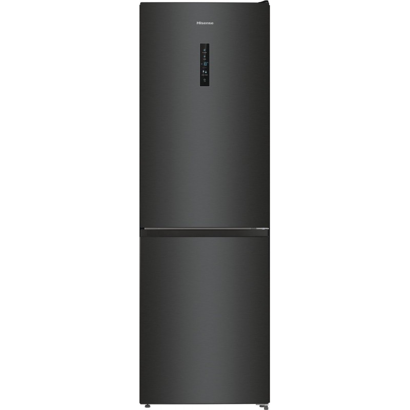 Hisense RB424N4EFC - Koel-vriescombinatie - Black Steel look - Display op deur