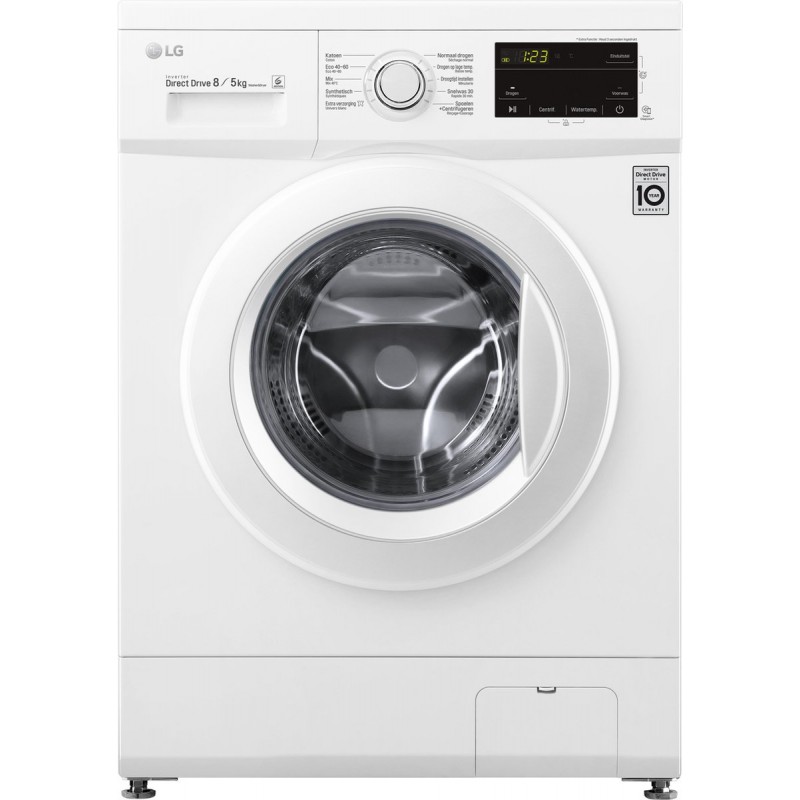 LG GD3M108N3 - 8-5 kg Was-droogcombinatie met Direct Drive motor - Beste zorg met 6 Motion