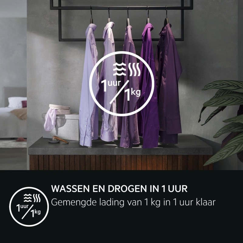 AEG LWR73842 EcoLine 7000 serie ProSteam - Was-droogcombinatie