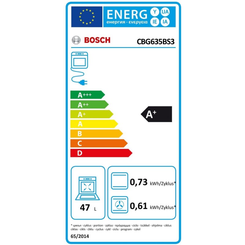 Bosch CBG635BS3 - Serie 8 - Inbouwoven