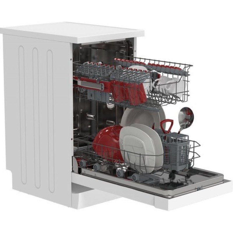 Sharp QWNS1CF49EWEU-vaatwasser-vrijstaand-45cm breed-wit