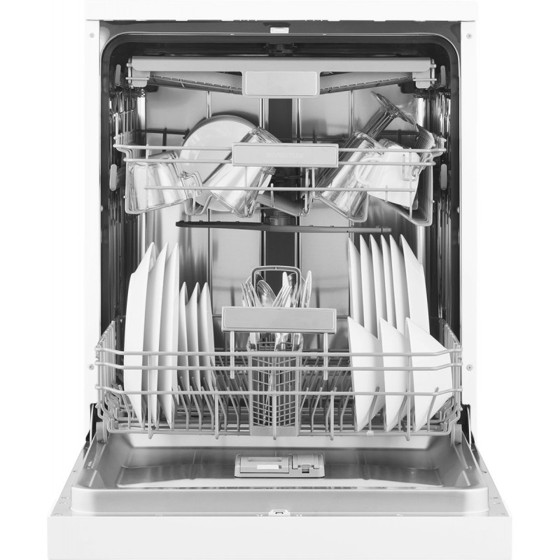 Inventum VVW6046AW - Vaatwasser - Vrijstaand - 14 couverts - 7 programma’s - Besteklade - Bestekmandje - Wit
