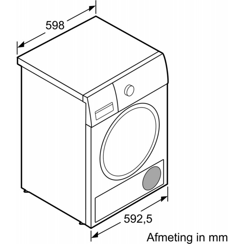 Siemens WT43N202NL iQ300 - Wasdroger - Condensdroger