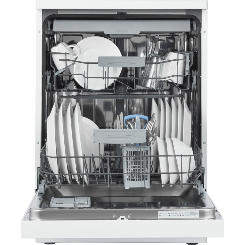 Inventum VVW6035AW - Vaatwasser - Vrijstaand - 15 couverts - 6 programma’s - Besteklade - Bestekmandje - Wit