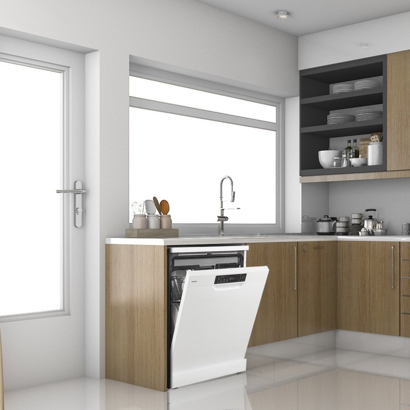 Inventum VVW6035AW - Vaatwasser - Vrijstaand - 15 couverts - 6 programma’s - Besteklade - Bestekmandje - Wit