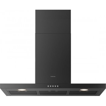Inventum AKB9005ZWA - Wandschouw afzuigkap - 90 cm - 3 standen - Energieklasse A - Zwart