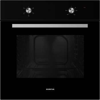 Inventum IOC6070GK - Inbouw oven - Conventioneel - Eco stand - 70 liter - 60 cm hoog - Tot 250 graden - Zwart/RVS