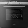 Inventum IOM6170RK - Inbouw combi-oven - Multifunctioneel - Hetelucht - Grill - 70 liter - 60 cm hoog - Tot 250 graden - Zwart/RVS