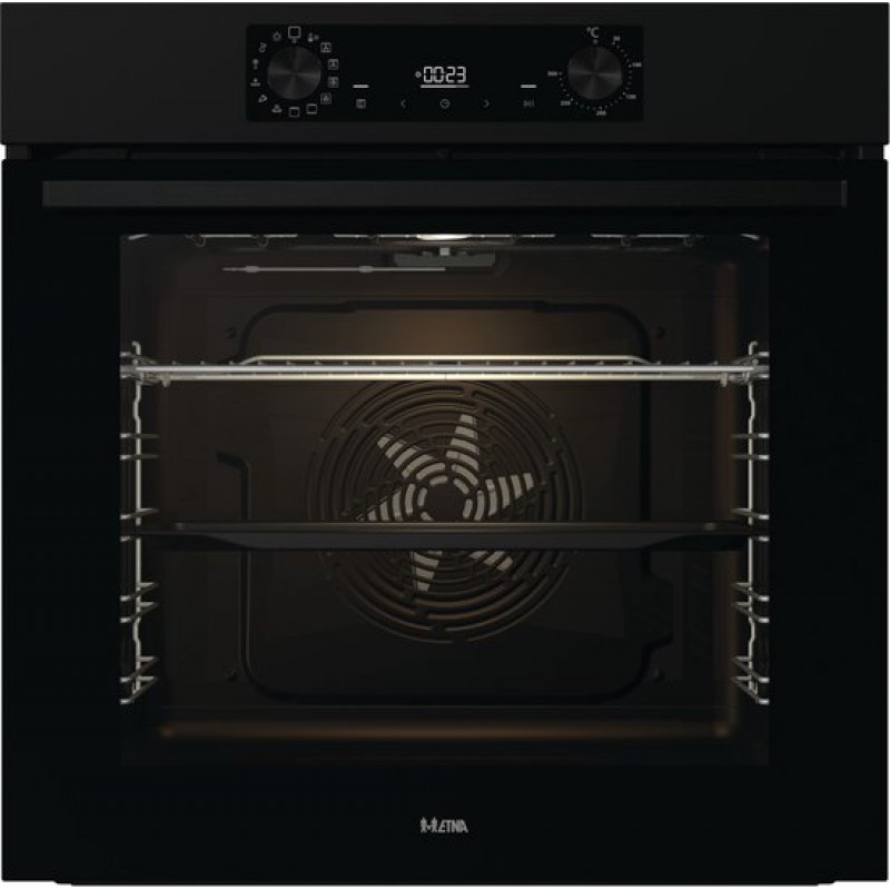 ETNA OM316MZ - Inbouwoven - Pizza oven (tot 300°C) - Turbo Hetelucht - AirFryer - Multifunctioneel - Matzwart