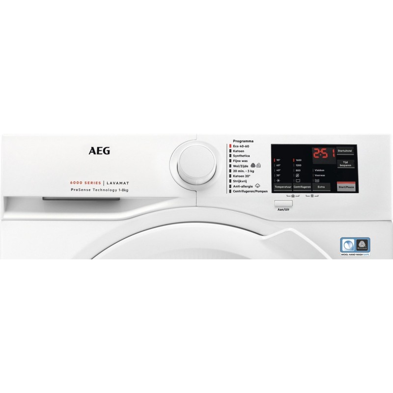 AEG LF628600 6000 serie ProSense® - Wasmachine - Energielabel A
