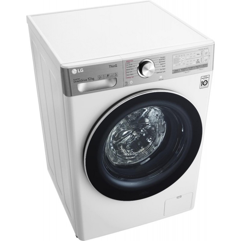 LG F4WV912A2E - 12 kg Wasmachine met TurboWash™ 39 - Slimme AI DD™ motor - Hygiënisch wassen met stoom - ThinQ™