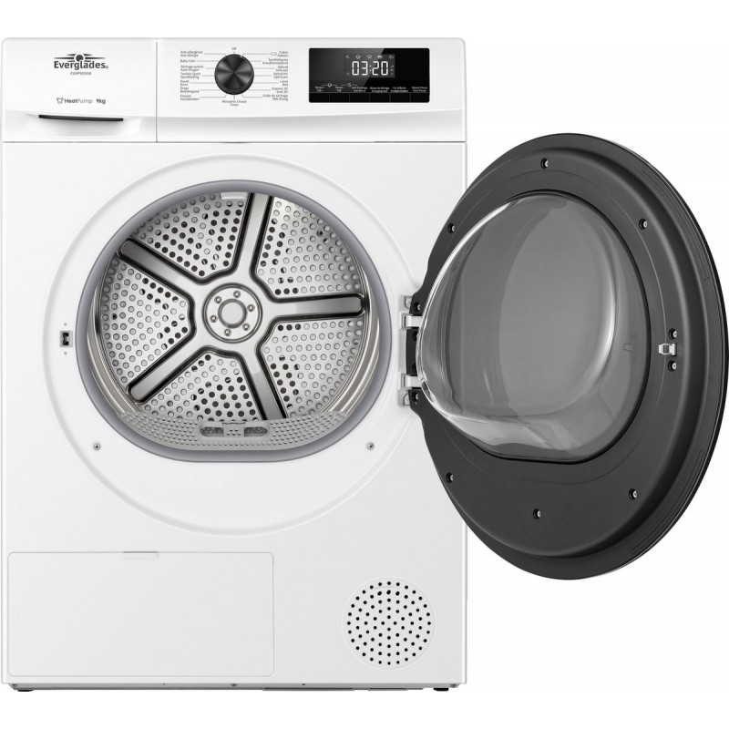 Everglades EVHP9055W Zeer Zuinige Warmtepompdroger 